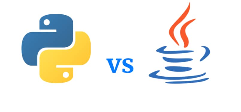 Python logo vs Java logo